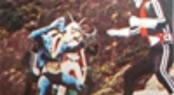 仮面ライダーカード 238番 シオマネキング対ライダー SR14版